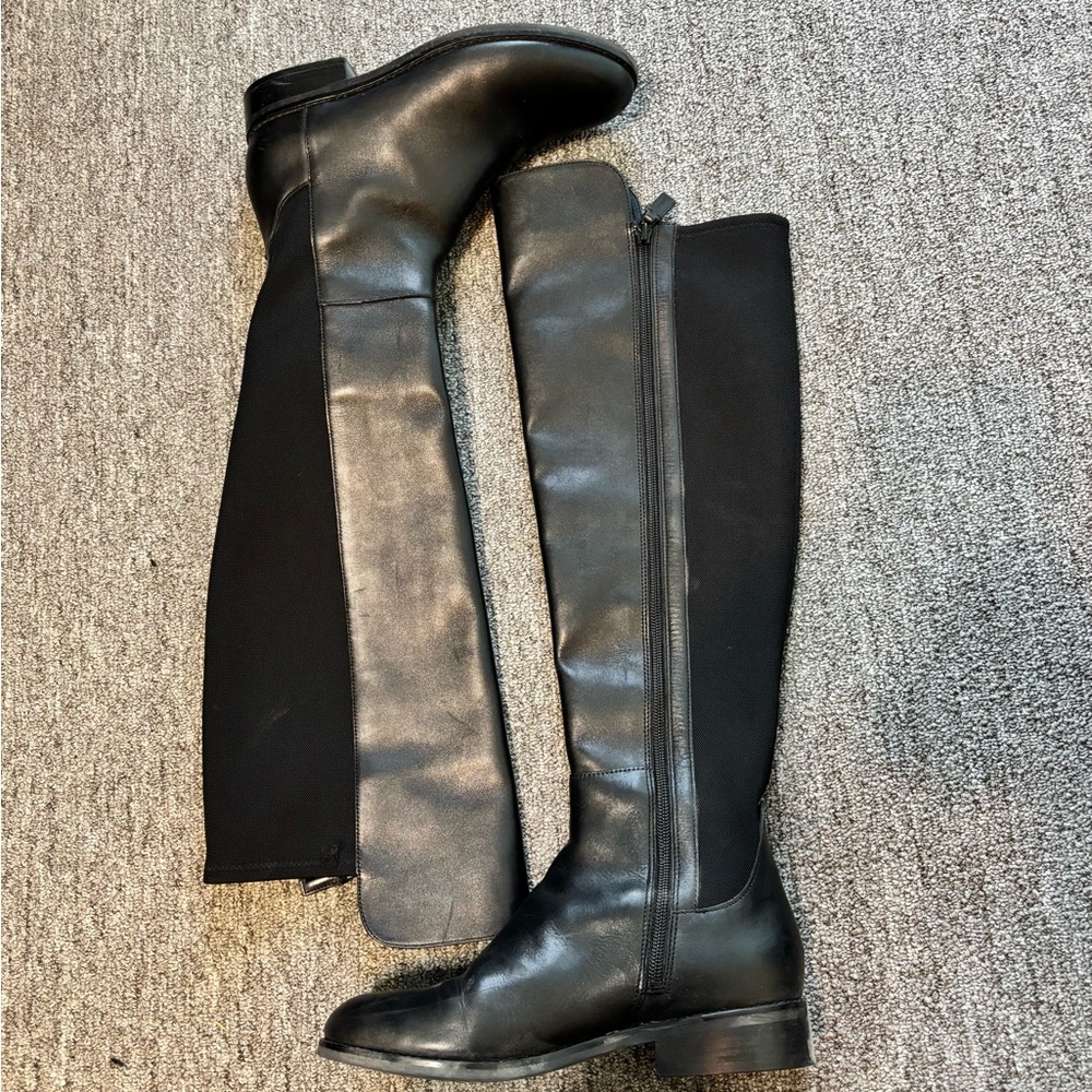 Cole Haan black leather boots